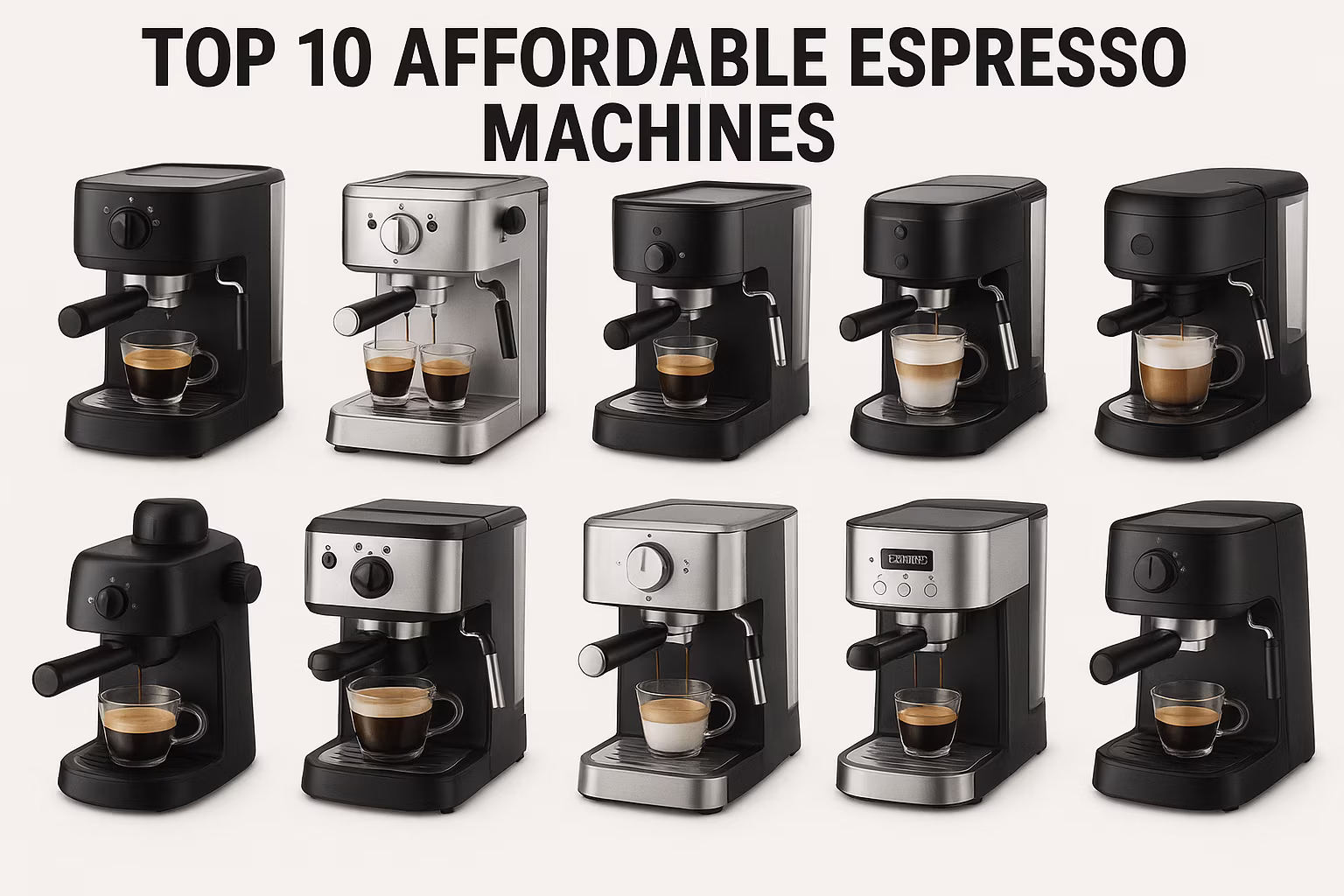 Top 10 affordable espresso machines